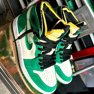 NIKE AIR JORDAN 1 ZOOM AIR CMFT LUCKY BULL STADIUM GREEN CT0978-300 US 8.5